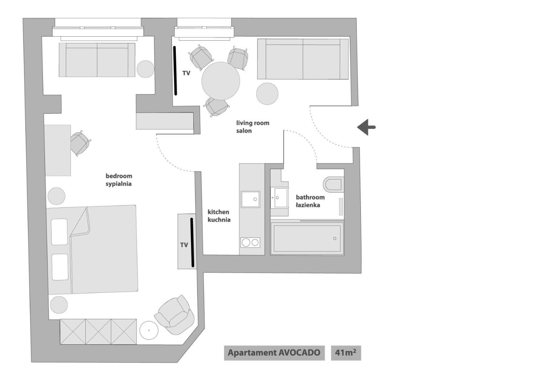 Sanhaus Apartments - Chopina 13 - Apartamenty W Centrum, 5 Minut Od Plazy I Deptaka Сопот Стая снимка