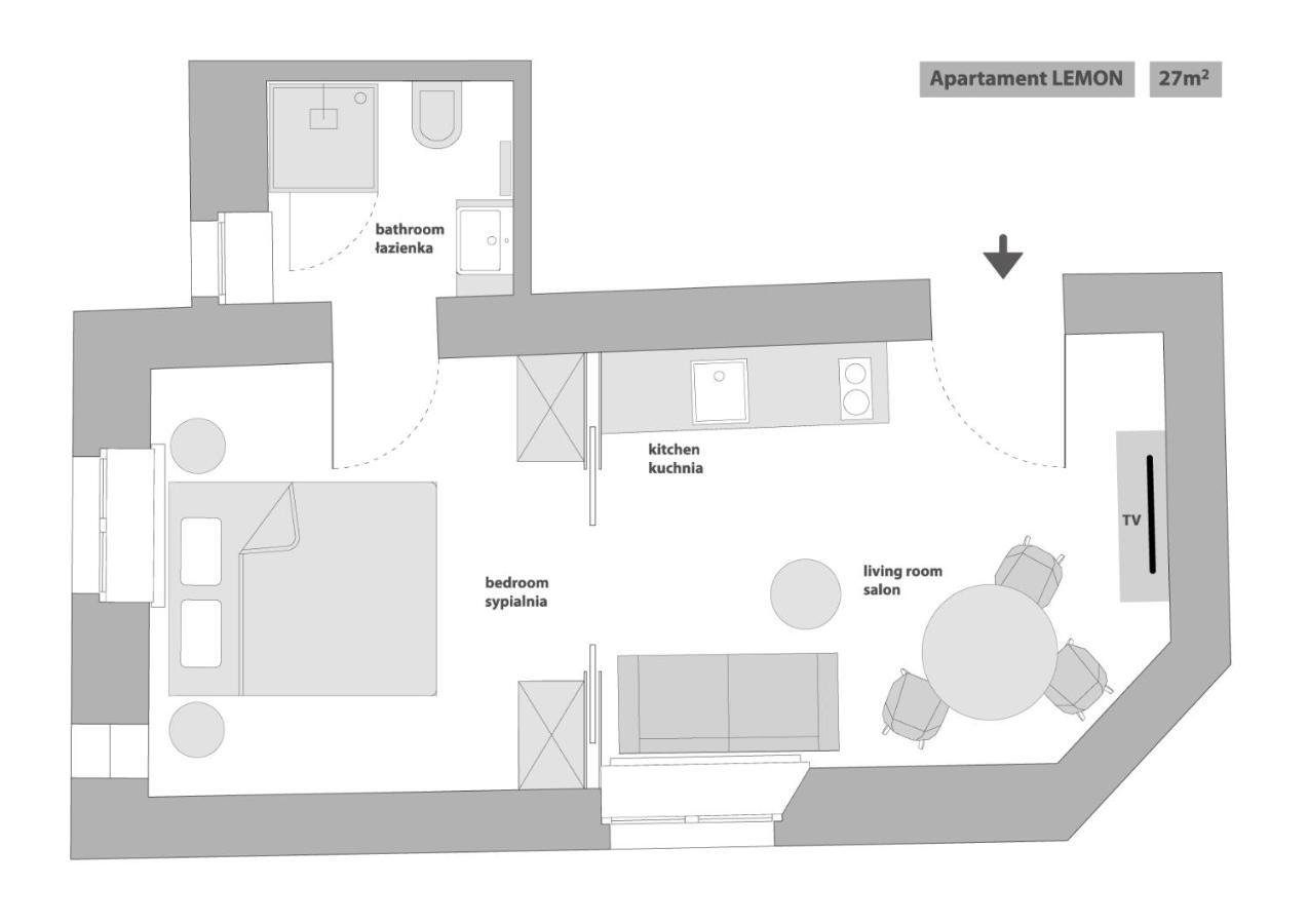 Sanhaus Apartments - Chopina 13 - Apartamenty W Centrum, 5 Minut Od Plazy I Deptaka Сопот Стая снимка